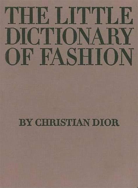 christian dior little dictionary of fashion|christian dior style.